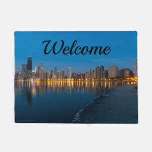 Tapete de Boas-vindas da Cidade de Chicago do Nort