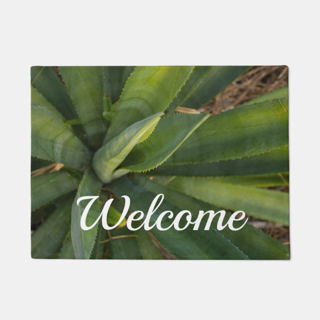 Tapete de Boas-Vindas de Aloe Vera (Frente)