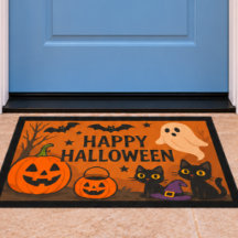 TAPETE DE BOAS-VINDAS DE HALLOWEEN ASSOMBRADO – Pa