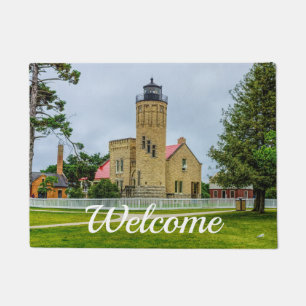 Tapete de Boas-Vindas do Farol de Mackinac Point
