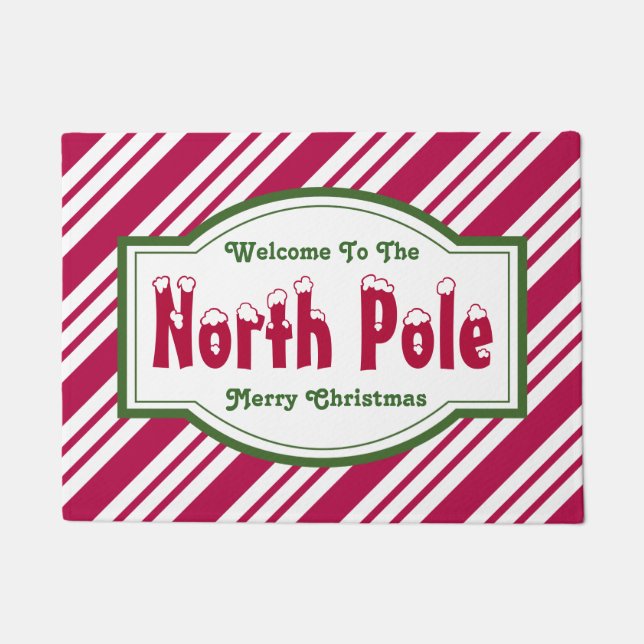 Tapete de Boas-Vindas do Polo Norte de Natal (Frente)