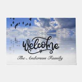 Tapete de Boas-Vindas Personalizado para Família