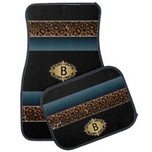 Impressão em animais Vintage Blue e Jaguar | Monog