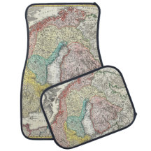 Mapa de Velho Mundo de Europa do Norte