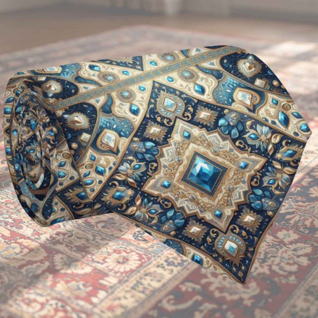 Tapete de Designer Persa de Luxo | Gravata de seda (Criador carregado)