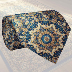 Tapete de Designer Persa de Luxo Gravata de seda