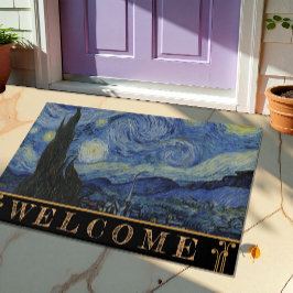 Tapete de entrada Arte de Van Gogh, famoso, Noite