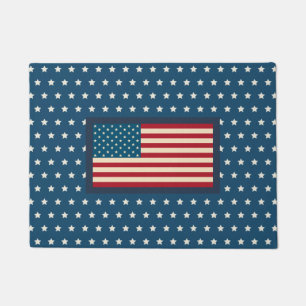 Tapete de Entrada Bandeira Americana Patriótica Pr