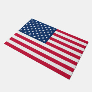 Tapete de Entrada Bandeira dos EUA Patriótico