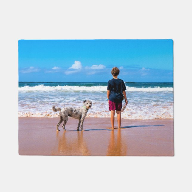 Tapete de Entrada com Foto Personalizada Projete s (Frente)