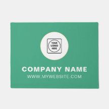 Tapete de entrada da marca da sua empresa