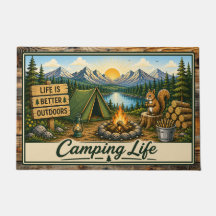 Tapete de Entrada Vida de Camping