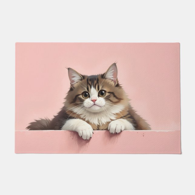 Tapete de Gato Persa Arte (Frente)