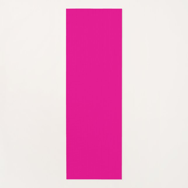 Tapete de ginástica de malhação rosa para academia (Frente)