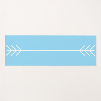 tapete de ioga azul de 2 tons