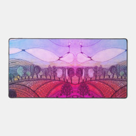 tapete de mesa de rosca vermelha