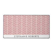 Tapete de Mesa Rosa Retro Personalizado
