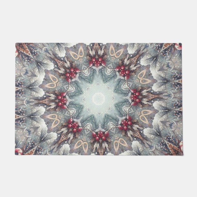 Tapete de Natal de Inverno (Frente)