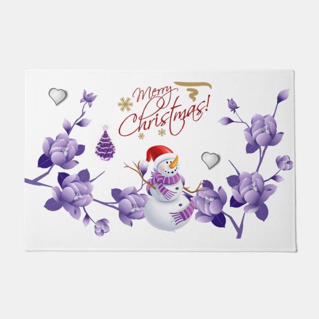 Tapete de Natal, Feliz Natal (Frente)