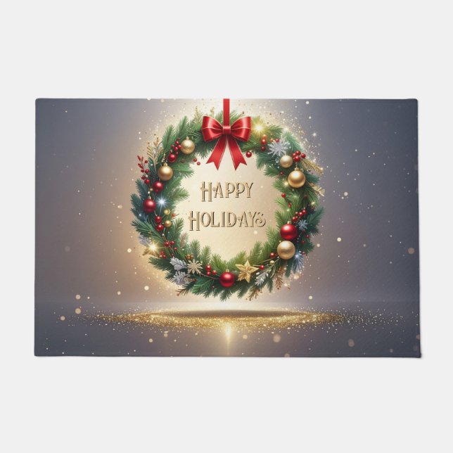 Tapete de Natal Festivo de Natal (Frente)