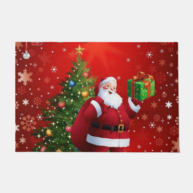 Tapete de Natal, Papai Noel (Frente)