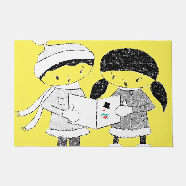 Tapete de Natal para Porta (Frente)