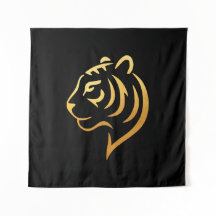 黄金の虎 Gold Tiger – Arte Minimalista Japonês
