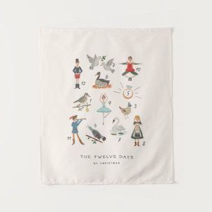 Tapete De Parede 12 dias de Natal