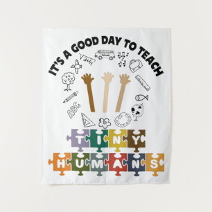 Tapete De Parede 1/4, é um bom dia ensinar seres humanos, professor