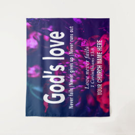 Tapete De Parede 1 Cor 13:8 O AMOR DE DEUS NUNCA FALHA NA Igreja