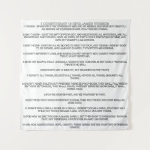 Tapete De Parede 1 Coríntios 13 Versículos Bíblicos KJV Amor