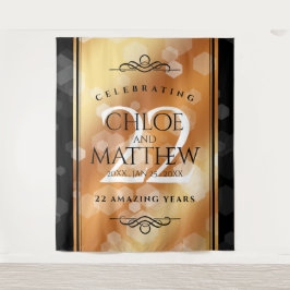 Tapete De Parede 22º aniversário do Casamento de Cobre
