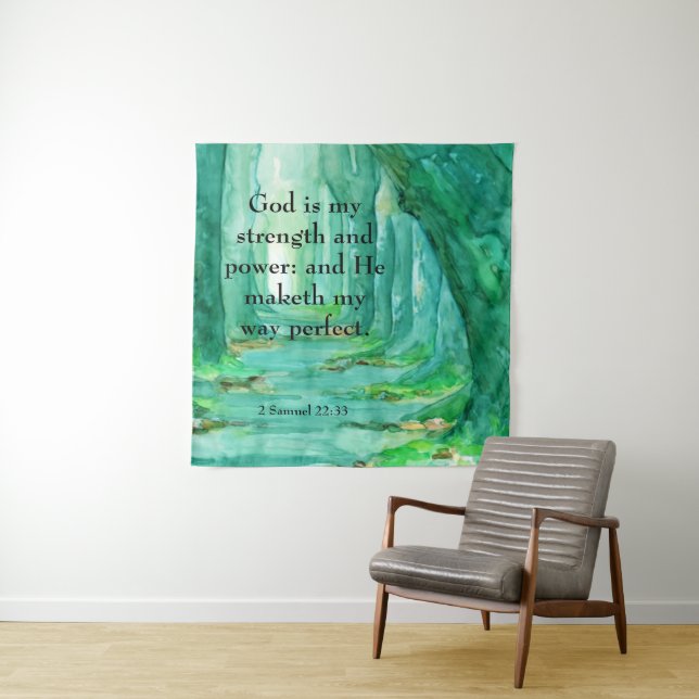 Tapete De Parede 2 de Samuel 22:33 (In Situ)