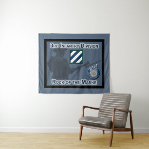 Tapete De Parede 3ª Divisão de Infantaria "Rock of Marne"