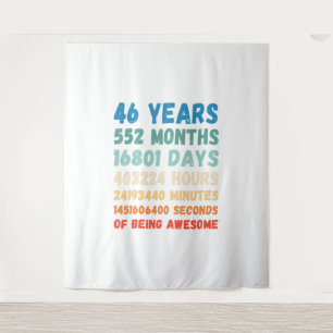Tapete De Parede 46th Birthday 46 Years Of Being Awesome Wedding An