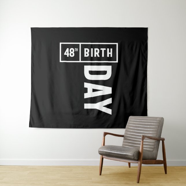 Tapete De Parede 48 Anos de Idade - Presente Engraçado de 48º Anive (In Situ (Horizontal))