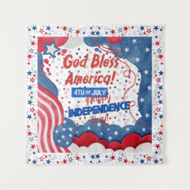 Tapete De Parede 4 de julho, América Deus abençoe