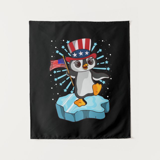 Tapete De Parede 4 De Julho De 2021 Pinguim (Frente)