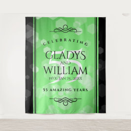 Tapete De Parede 55.º aniversário do Casamento Emerald