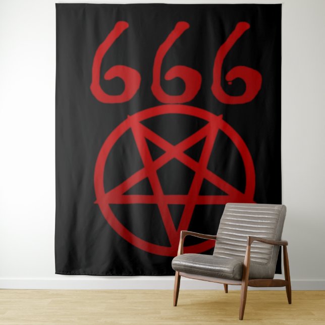 Tapete De Parede 666 e PENTAGRAM (In Situ)