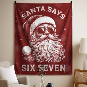 Tapete De Parede 67 Meme Santa Engraçado Diz Seis Sete Natal