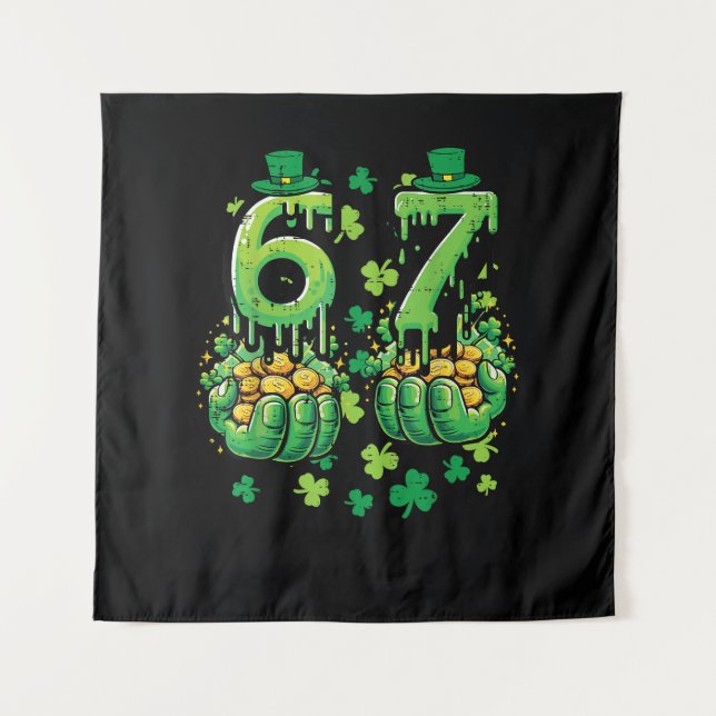 Tapete De Parede 6 7 Dia de São Patrício (Frente)
