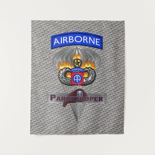 Tapete De Parede 82ª Divisão Aerotransportada  (Frente)