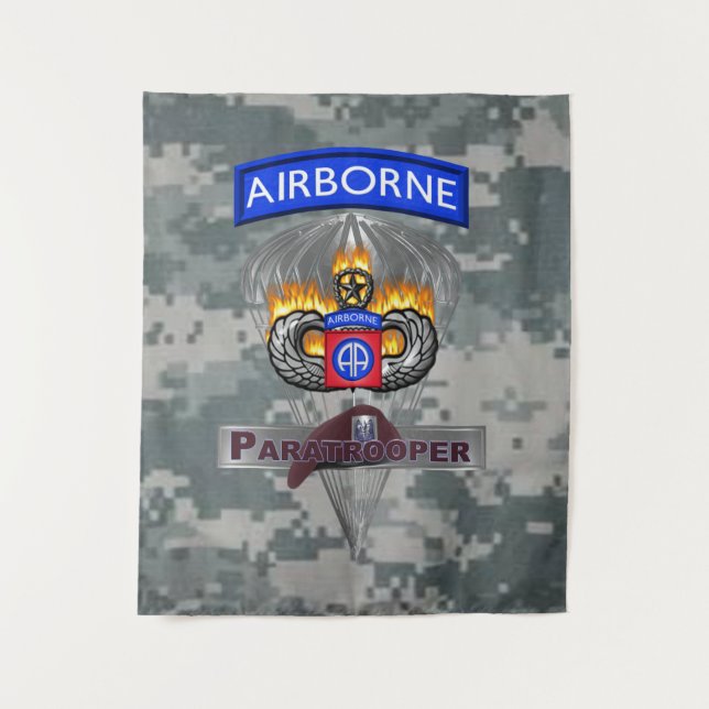 Tapete De Parede 82ª Divisão Aerotransportada  (Frente)