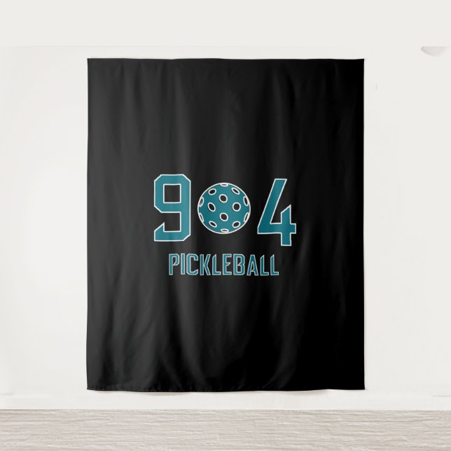 Tapete De Parede 904 Teal de Pickleball (Frente)