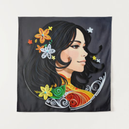 Tapete De Parede A Beleza de uma Madame.