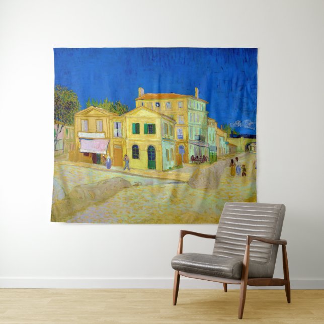 Tapete De Parede A Casa Amarela, Van Gogh (In Situ (Horizontal))