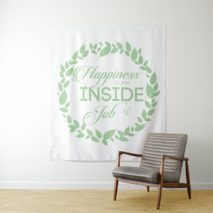Tapete De Parede A Felicidade É Um Caminho Verde Dentro