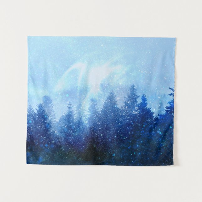 Tapete De Parede A floresta desperta da neblina (Frente (Horizontal))