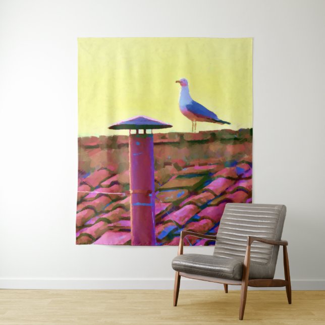 Tapete De Parede A gaivota numa tarde de Conclave (In Situ)